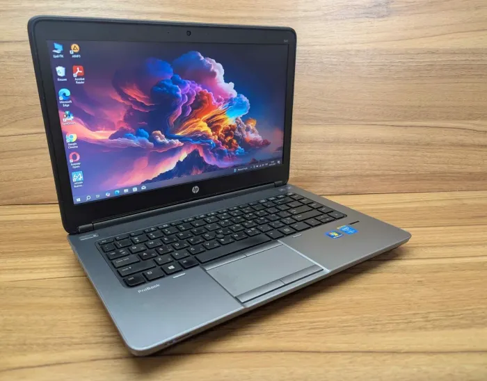 Ноутбук HP ProBook 640 G1 / 14" (1366x768) TN / Intel Core i5-4300M (2 (4) ядра по 2.6 - 3.3 GHz) / 8 GB DDR3 / 240 GB SSD / Intel HD Graphic 4600 / Fingerprint / WebCam / Windows 10 б/в - зображення 4