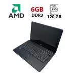 Ноутбук Toshiba Satellite C670 / 17.3" (1600x900) TN / AMD E-450 (2 ядра по 1.6 GHz) / 6 GB DDR3 / 120 GB SSD / AMD Radeon HD 6320 Graphics / WebCam б/в