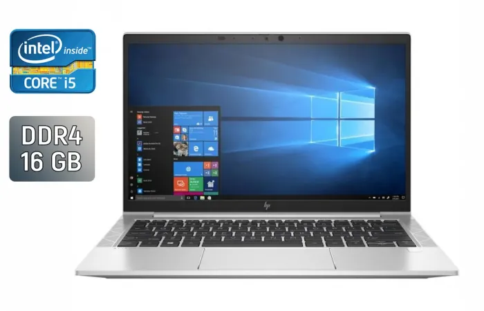 Ультрабук HP EliteBook 830 G7 / 13.3" (1920x1080) IPS / Intel Core i5-10310U (4 (8) ядра по 1.7 - 4.4 GHz) / 16 GB DDR4 / 512 GB SSD / Intel UHD Graphics / WebCam / TouchID б/в - зображення 1