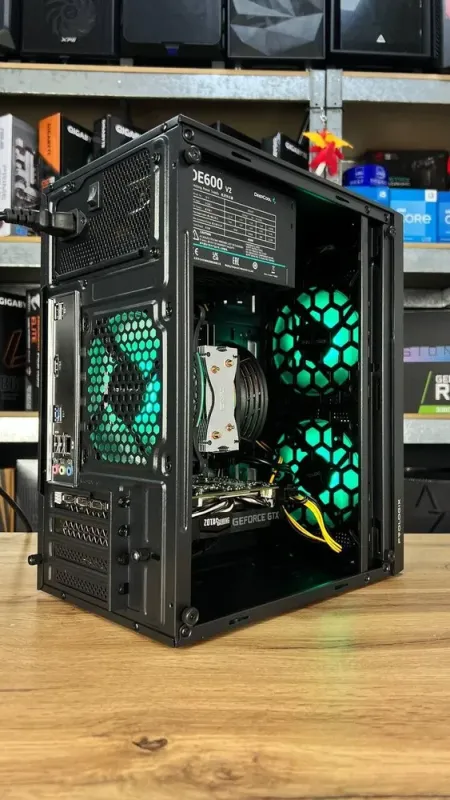 Ігровий ПК ProLogix E113 Black NEW / Intel Core i3-12100F NEW (4 (8) ядер 3,3 - 4,3 ГГц) / 16 ГБ DDR4 / 480 ГБ SSD NEW / nVidia GeForce GTX 1660 Ti, 6 ГБ GDDR6, 192-біт / 500 Вт NEW б/в - зображення 7