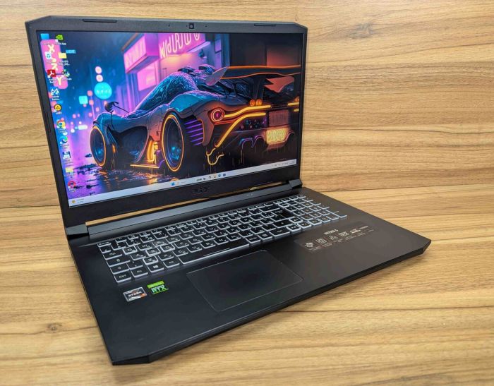 Ігровий ноутбук Acer Nitro 5 AN517-41 / 17.3" (1920x1080) IPS / AMD Ryzen 7 5800H (8 (16) ядер по 3.2 - 4.4 GHz) / 32 GB DDR4 / 512 GB SSD / nVidia GeForce RTX 3080, 8 GB GDDR6, 256-bit / WebCam / Windows 11 б/в - зображення 4