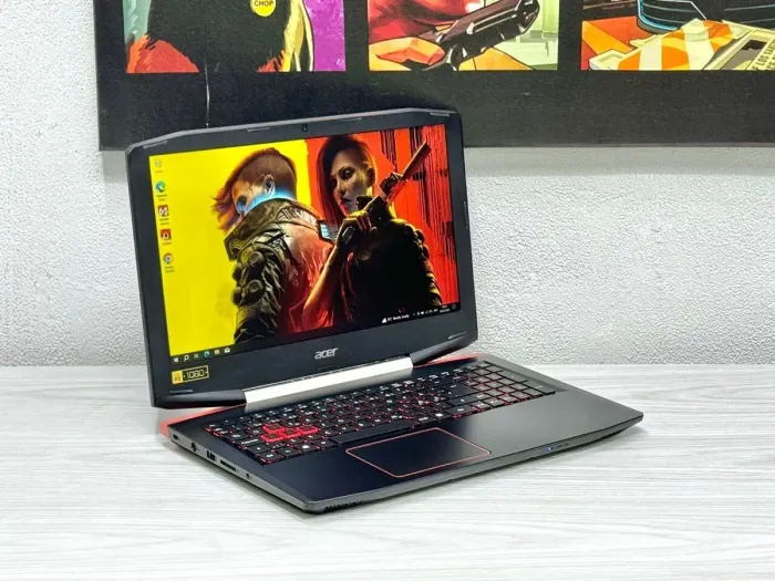 Ігровий ноутбук Acer Aspire VX5-591G / 15.6" (1920x1080) IPS / Intel Core i5-7300HQ (4 ядра по 2.5 - 3.5 GHz) / 16 GB DDR4 / 256 GB SSD M.2 / nVidia GeForce GTX 1050 Ti, 4 GB GDDR5, 128-bit / WebCam / Win 10 б/в - зображення 3