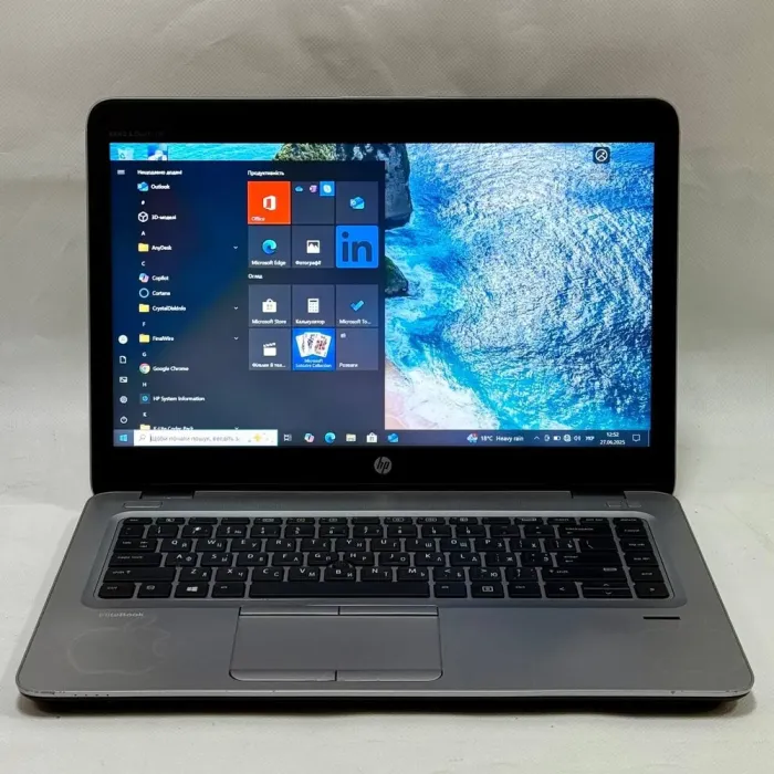 Ультрабук Б-клас HP EliteBook 840 G3 / 14" (1920x1080) TN / Intel Core i5-6300U (2 (4) ядра по 2.4 - 3.0 GHz) / 8 GB DDR4 / 128 GB SSD + 320 GB HDD / Intel HD Graphics 520 / WebCam / Windows 10 Pro б/в - зображення 2