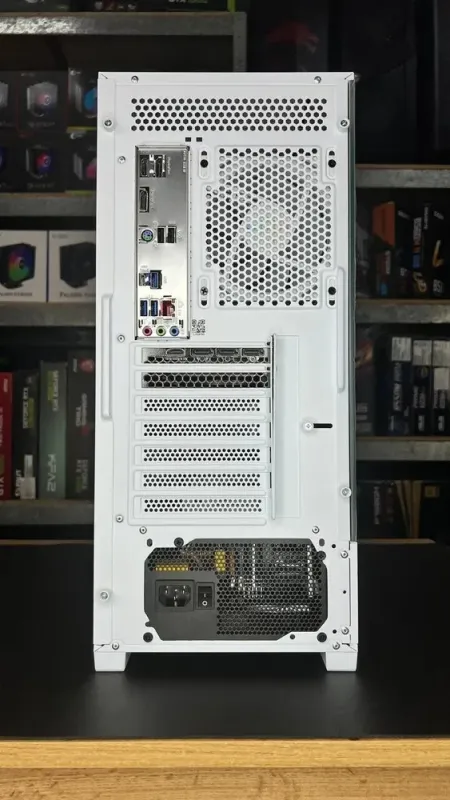 Збірка під замовлення: ігровий ПК GameMax Vista AW White Tower / AMD Ryzen 5 7500F (6 (12) ядер по 3.7 - 5.0 GHz) / 32 GB DDR5 / 2000 GB SSD M.2 / nVidia GeForce RTX 4070 Super, 12 GB GDDR6X, 192-bit / 750W - зображення 9