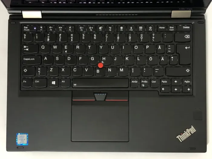 Ультрабук-трансформер Б-клас Lenovo ThinkPad X380 Yoga / 13.3" (1920x1080) IPS / Intel Core i5-8350U (4 (8) ядра по 1.7 - 3.6 GHz) / 16 GB DDR4 / 512 GB SSD / Intel UHD Graphics 620 / WebCam / Win 10 Pro б/в - зображення 9