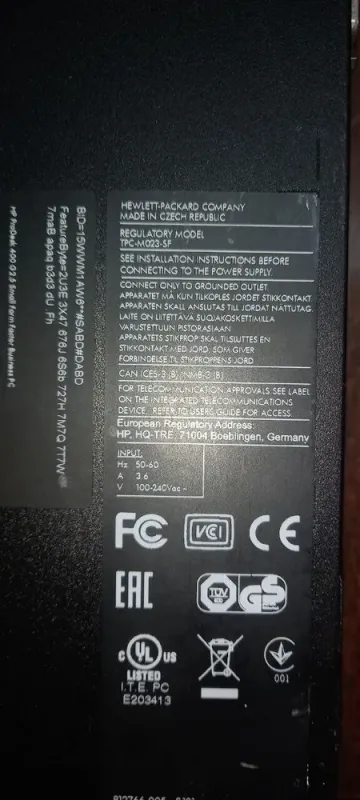 Комп'ютер HP ProDesk 400 G2.5 SFF / Intel Core i5-4590S (4 ядра по 3-3.7 GHz) / 8GB DDR3 / 240GB SSD NEW / HD Graphics 4600 / DVD-ROM / Win 10 б/в - зображення 6