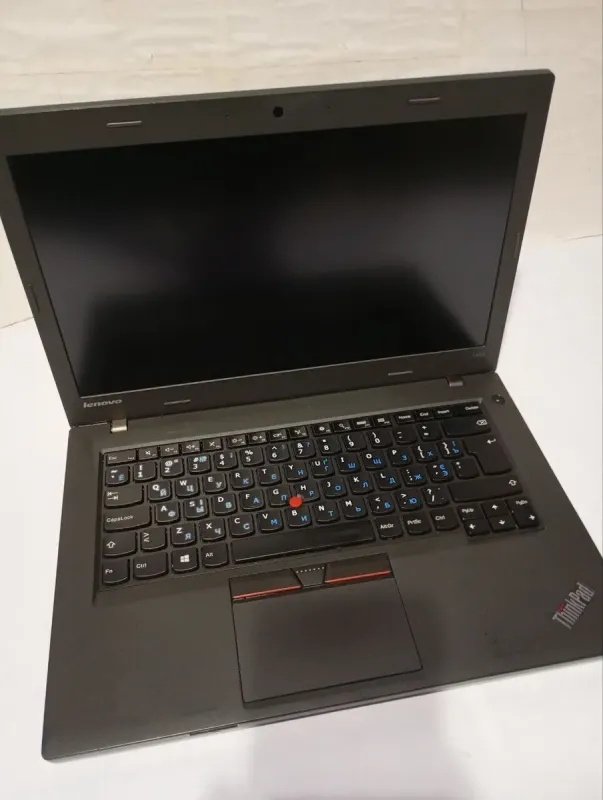 Ультрабук Б-клас Lenovo Thinkpad T450 / 14" (1920x1080) TN / Intel Core i5-5200U (2 (4) ядра по 2.2 - 2.7 GHz) / 8 GB DDR3 / 120 GB SSD / Intel HD Graphics 5500 / WebCam б/в - зображення 3