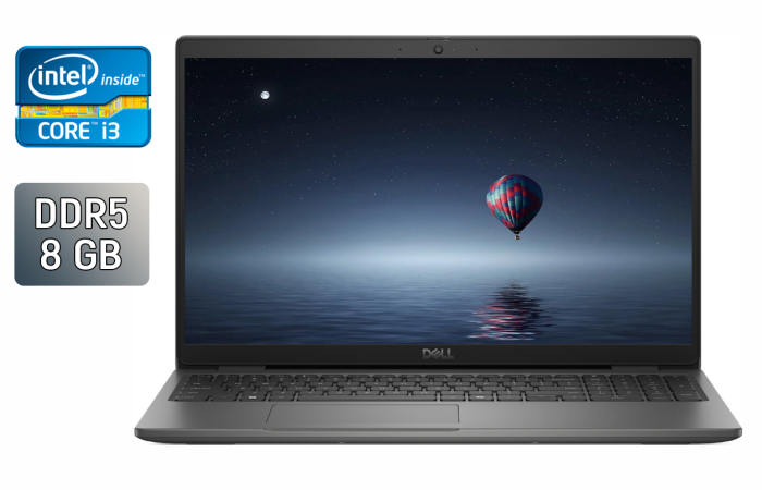 Ноутбук Dell Latitude 3550 / 15.6" (1920x1080) IPS / Intel Core i3-1315U (6 (8) ядер по 3.3 - 4.5 GHz) / 8 GB DDR5 / 256 GB SSD / Intel UHD Graphics / WebCam / HDMI б/в - зображення 1