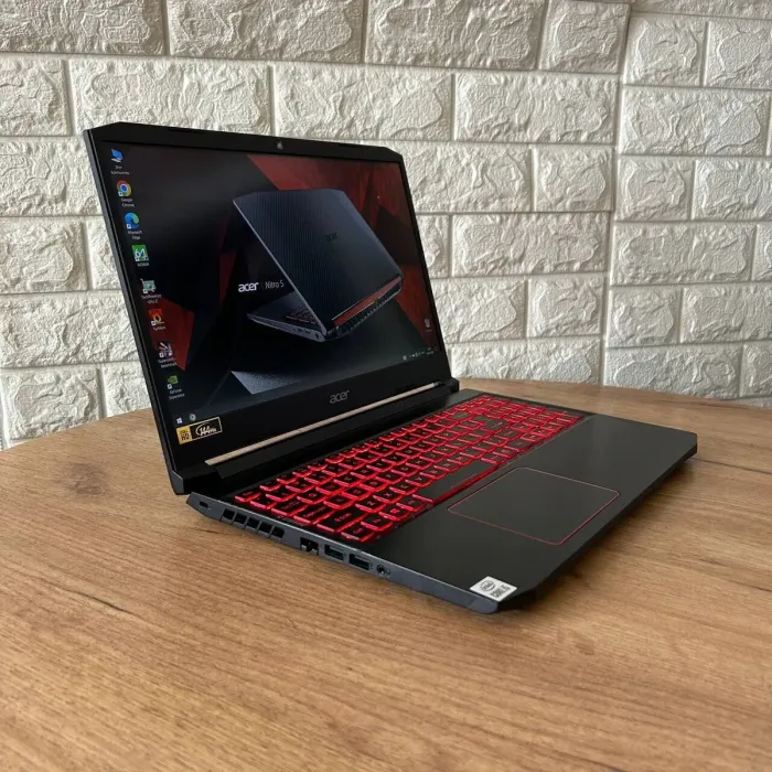 Ігровий ноутбук Б-клас Acer Nitro 5 AN515-55 / 15.6" (1920x1080) IPS / Intel Core i5-10300H (4 (8) ядра по 2.5 - 4.5 GHz) / 16 GB DDR4 / 512 GB SSD / nVidia GeForce RTX 3050, 4 GB GDDR6, 128-bit / WebCam б/в - зображення 4