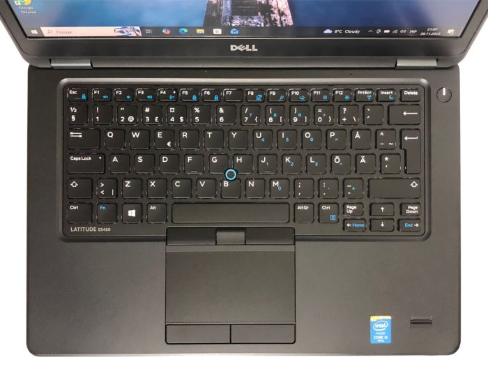 Ноутбук Б-клас Dell Latitude E5450 / 14" (1920x1080) IPS / Intel Core i5-5300U (2 (4) ядра по 2.3 - 2.9 GHz) / 8 GB DDR3 / 128 GB SSD / Intel HD Graphics 5500 / WebCam / Win 10 Pro б/в - изображение 10