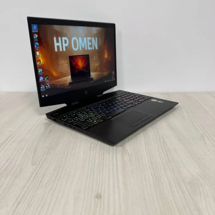 Ігровий ноутбук HP Omen 15-dh1050nr / 15.6" (1920x1080) IPS / Intel Core i7-10750H (6 (12) ядер по 2.6 - 5.0 GHz) / 16 GB DDR4 / 512 GB SSD NVMe / nVidia GeForce RTX 2060, 6 GB GDDR6, 192-bit / WebCam б/в - зображення 3