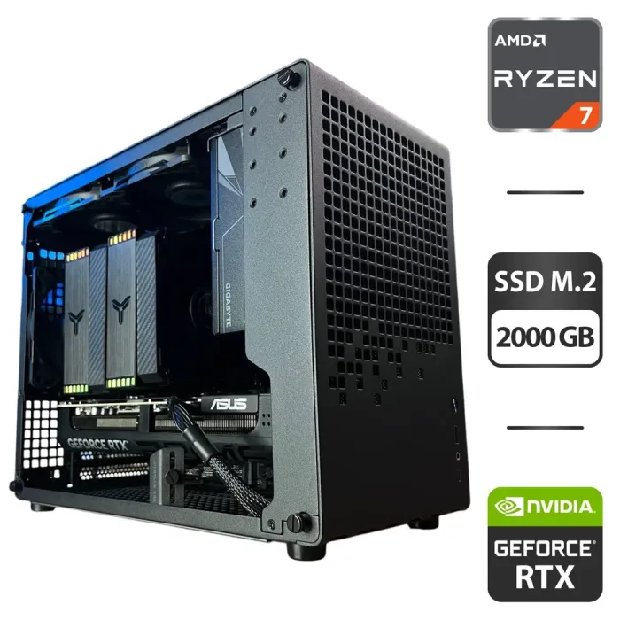 Збірка на замовлення: ігровий ПК Jonsbo Z20 Black Tower / AMD Ryzen 7 9800X3D (8 (16) ядер по 4,7 - 5,2 ГГц) / 32 ГБ DDR5 / 2000 ГБ SSD M.2 / nVidia GeForce RTX 5070 Ti, 16 ГБ GDDR7, 256-bit / 850W - зображення 1