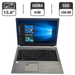 Ноутбук Toshiba Tecra Z50-E / 15.6" (1366x768) TN / Intel Core i5-7300U (2 (4) ядра по 2.6 - 3.5 GHz) / 8 GB DDR4 / 256 GB SSD / Intel HD Graphics 620 / WebCam б/в
