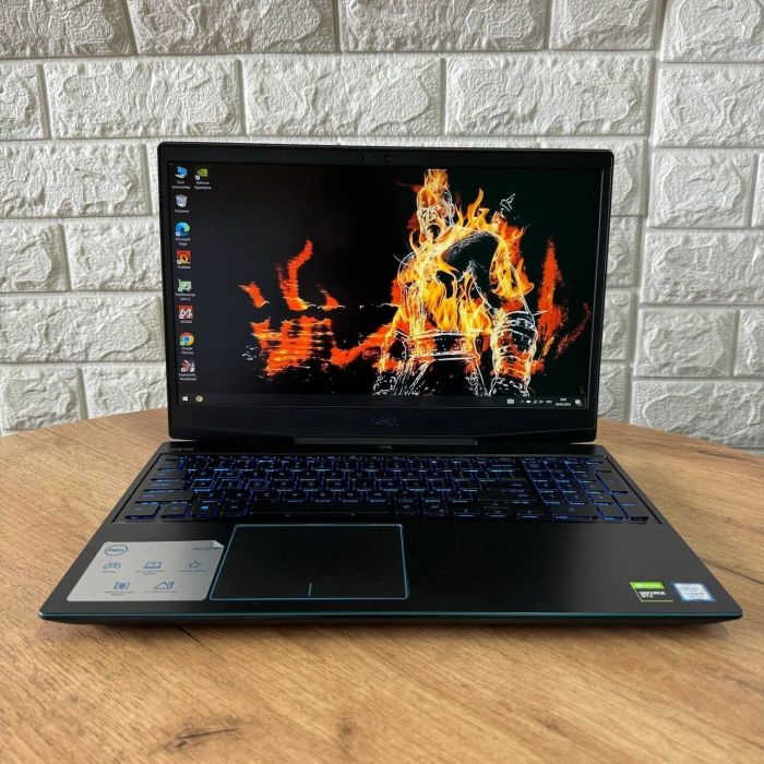 Ігровий ноутбук Dell G3 3590 / 15.6" (1920x1080) IPS / Intel Core i5-9300H (4 (8) ядра по 2.4 - 4.1 GHz) / 16 GB DDR4 / 480 GB SSD / nVidia GeForce GTX 1660 Ti Max-Q, 6 GB GDDR6, 192-bit / WebCam б/в - зображення 2