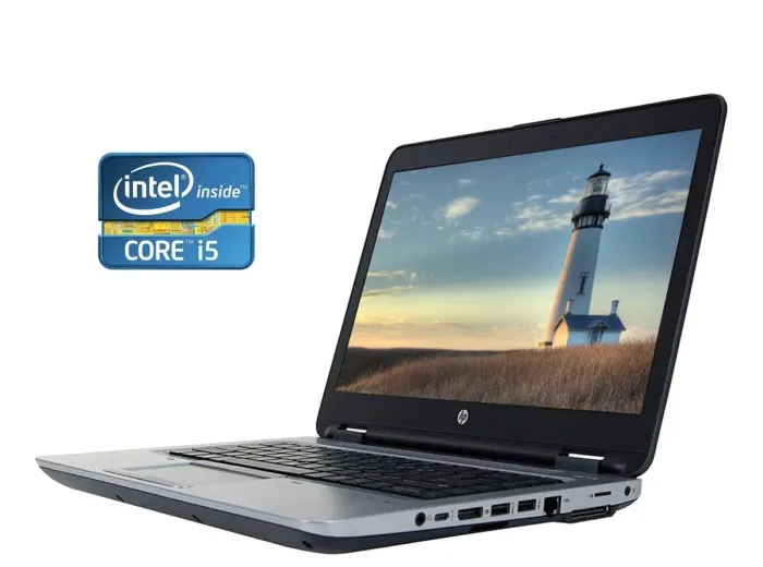 Ноутбук HP ProBook 650 G2 / 15.6" (1920x1080) TN / Intel Core i5-6300U (2 (4) ядра по 2.4 - 3.0 GHz) / 8 GB DDR4 / 200 GB SSD / Intel HD Graphics 520 / WebCam / Win 10 Pro б/в - зображення 1