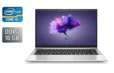 Ультрабук HP EliteBook 840 G7 / 14" (1920x1080) IPS / Intel Core i5-10210U (4 (8) ядра по 1.6 - 4.2 GHz) / 16 GB DDR4 / 512 GB SSD / Intel UHD Graphics / WebCam / TouchID / Windows 10 б/в