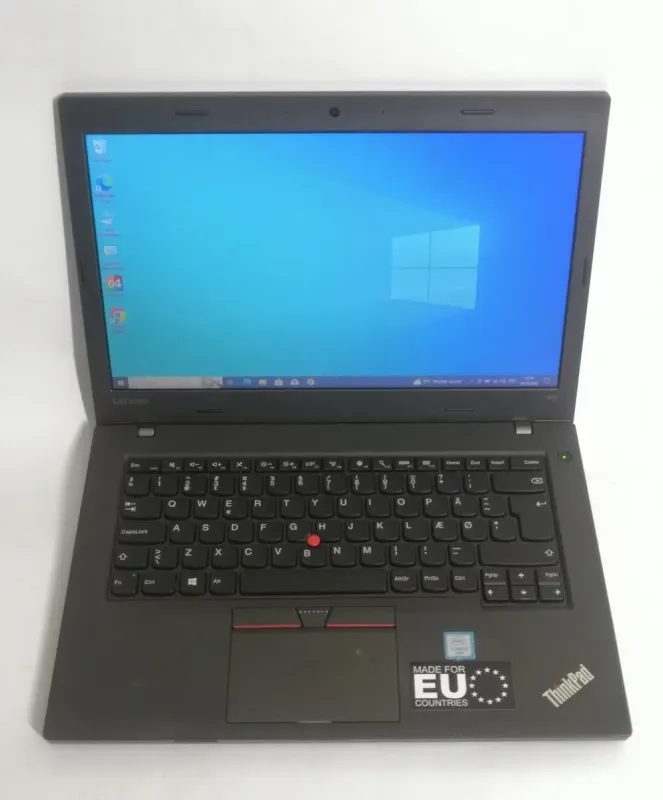 Ноутбук Б-клас Lenovo ThinkPad L460 / 14" (1366x768) TN / Intel Core i5-6200U (2 (4) ядра по 2.3 - 2.8 GHz) / 8 GB DDR3 / 240 GB SSD / Intel HD Graphics 520 / WebCam / Windows 10 Pro б/в - зображення 2