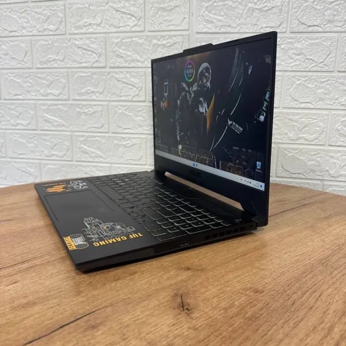 Ігровий ноутбук Asus TUF Gaming A15 FA507XV / 15.6" (1920x1080) IPS / AMD Ryzen 9 7940HS (8 (16) ядер по 4.0 - 5.2 GHz) / 16 GB DDR5 / 1000 GB SSD / nVidia GeForce RTX 4060, 8 GB GDDR6, 128-bit / WebCam б/в - зображення 5