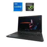 Мобільна робоча станція Dell Precision 3530 / 15.6" (1920x1080) IPS / Intel Core i7-8750H (6 (12) ядер по 2.2 - 4.1 GHz) / 16 GB DDR4 / 512 GB SSD / P600 Mobile, 4 GB GDDR5, 128-bit / WebCam / Win 11 Pro б/в