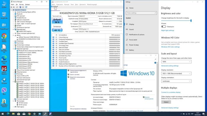Ноутбук HP ZBook Firefly 15 G7 / 15.6" (1920x1080) IPS / Intel Core i7-10610U (4 (8) ядра по 1.8 - 4.9 GHz) / 16 GB DDR4 / 512 GB SSD M.2 / Intel UHD Graphics / WebCam б/в - зображення 8
