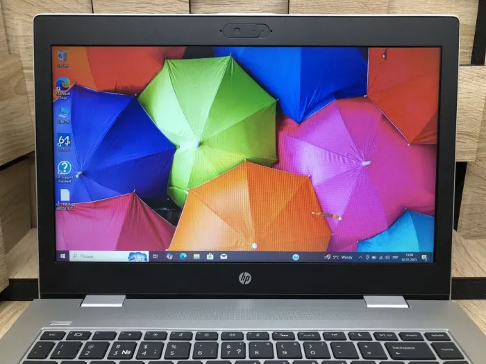 Ноутбук HP Probook 640 G4 / 14" (1366x768) TN / Intel Core i5-7300U (2 (4) ядра по 2.6 - 3.5 GHz) / 8 GB DDR4 / 250 GB SSD / Intel HD Graphics 620 / WebCam / Fingerprint / HDMI б/в - зображення 3