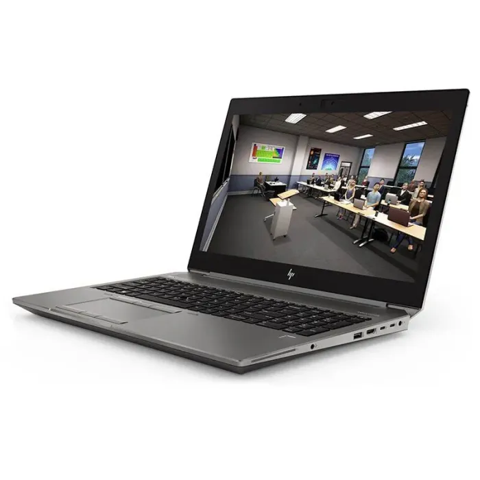 Мобільна робоча станція HP ZBook 15 G6 / 15,6" (1920x1080) IPS / Intel Core i7-9750H (6 (12) ядер по 2,6 - 4,5 ГГц) / 8 ГБ DDR4 / 240 ГБ SSD / nVidia Quadro T2000, 4 ГБ GDDR5, 128-біт / WebCam б/в - зображення 2