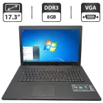 Ноутбук Asus F75A / 17.3'' (1600x900) TN / Intel Pentium B980 (2 ядра по 2.4 GHz) / 8 GB DDR3 / 500 GB HDD / Intel Graphics / WebCam / DVD-ROM б/в