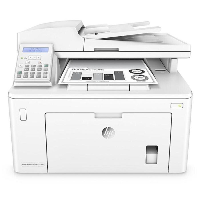 БФП HP LaserJet Pro M227FDN / лазерний монохромний друк / 1200x1200 dpi / A4 / 28 стор/хв / USB, Ethernet / Дуплекс б/в - зображення 2
