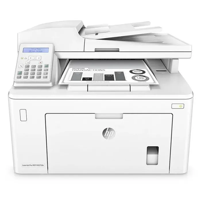 БФП HP LaserJet Pro M227FDN / лазерний монохромний друк / 1200x1200 dpi / A4 / 28 стор/хв / USB, Ethernet / Дуплекс б/в - зображення 2
