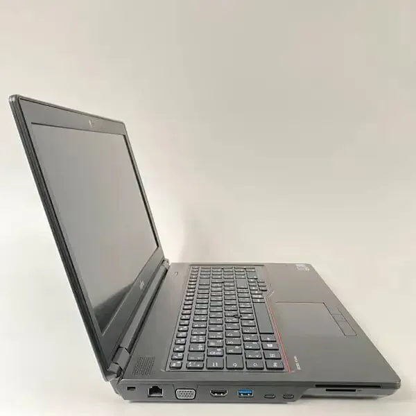 Мобільна робоча станція Fujitsu Celsius H780 / 15.6" (1920x1080) IPS / Intel Core i7-8750H (6 (12) ядер по 2.2 - 4.1 GHz) / 32 GB DDR4 / 512 GB SSD / nVidia Quadro P600, 4 GB GDDR5, 128-bit / WebCam / Fingerprint б/в - зображення 4