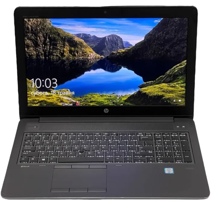 Мобільна робоча станція HP ZBook 15 G3 / 15.6" (1920x1080) TN / Intel Core i7-6820HQ (4 (8) ядра по 2.7 - 3.6 GHz) / 16 GB DDR4 / 256 GB SSD M.2 / nVidia Quadro M1000M, 2 GB GDDR5, 128-bit / WebCam / Windows 10 Pro б/в - зображення 6