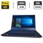 Ноутбук Lenovo ThinkPad E495 / 14" (1920x1080) IPS / AMD Ryzen 5 3500U (4 (8) ядра по 2.1 - 3.7 GHz) / 16 GB DDR4 / 256 GB SSD / AMD Radeon Vega 8 Graphics / WebCam б/в