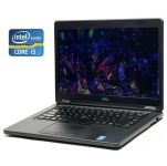 Ноутбук Б-клас Dell Latitude E5450 / 14" (1366x768) TN / Intel Core i5-5300U (2 (4) ядра по 2.3 - 2.9 GHz) / 8 GB DDR3 / 120 GB SSD / Intel HD Graphics 5500 / Win 10 Pro б/в