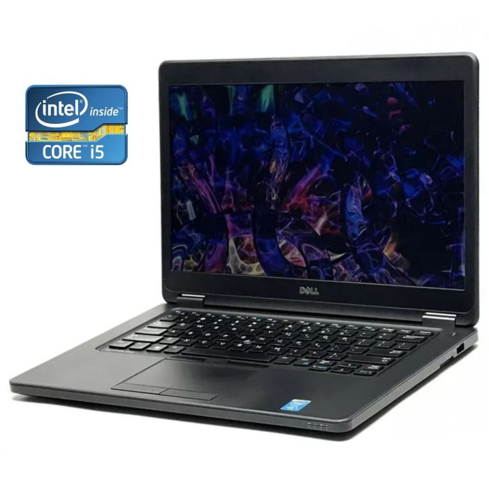 Ноутбук Б-клас Dell Latitude E5450 / 14" (1366x768) TN / Intel Core i5-5300U (2 (4) ядра по 2.3 - 2.9 GHz) / 8 GB DDR3 / 120 GB SSD / Intel HD Graphics 5500 / Win 10 Pro б/в - зображення 1