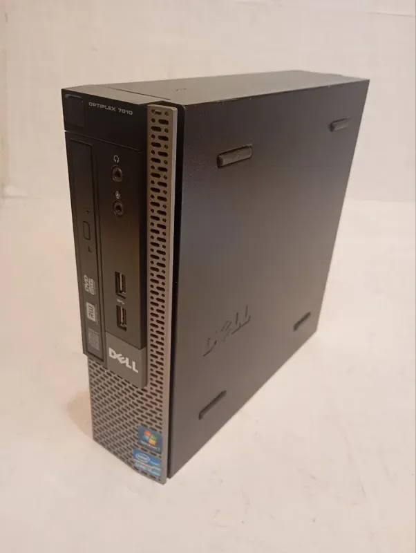 Неттоп Dell OptiPlex 7010 USFF / Intel Core i5-3475S (4 ядра по 2.9 - 3.6 GHz) / 8 GB DDR3 / 500 GB HDD / Intel HD Graphics 4000 / DVD-RW б/в - зображення 2