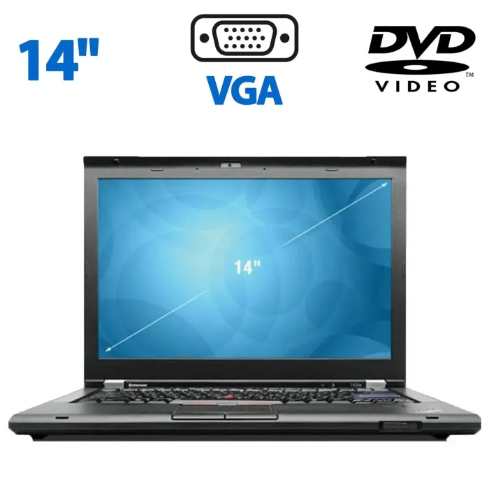 Ноутбук Lenovo ThinkPad / 14" TN / Core i3-2330M (2(4) ядра по 2.2GHz) / 4GB DDR3 / 500GB HDD / HD Graphics 3000 / WebCam / DVD-ROM б/в - зображення 1