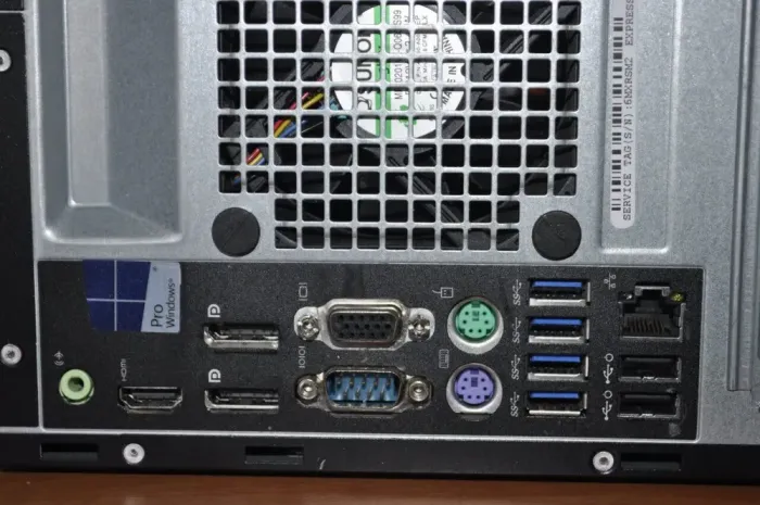 Комп'ютер Б-клас Dell OptiPlex 5040 Tower / Intel Core i3-6100 (2 (4) ядра по 3.7 GHz) / 8 GB DDR3 / 120 GB SSD + 500 GB HDD / Intel HD Graphics 530 / DVD-ROM б/в - зображення 9