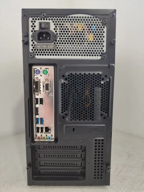 Комп'ютер Inter-Tech Tower / Intel Core i3-6100 (2 (4) ядра по 3.7 GHz) / 16 GB DDR4 / 128 GB SSD / Intel HD Graphics 530 б/в - зображення 4