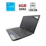 Ноутбук Acer TravelMate 5740 / 15.6" (1366x768) TN / Intel Core i3-370M (2 (4) ядра по 2.4 GHz) / 6 GB DDR3 / 128 GB SSD / Intel HD Graphics / WebCam б/в