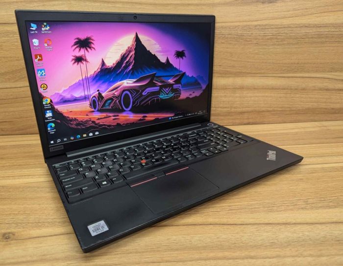 Ноутбук Б-клас Lenovo ThinkPad E15 / 15.6" (1920x1080) IPS / Intel Core i5-10210U (4 (8) ядра по 1.6 - 4.2 GHz) / 16 GB DDR4 / 500 GB SSD / Intel UHD Graphics / WebCam / Windows 10 б/в - зображення 5