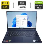 Ігровий ноутбук Lenovo Legion 5 / 16" (2560x1600) IPS / AMD Ryzen 7 5800H (8 (16) ядер по 3.2 - 4.4 GHz) / 16 GB DDR4 / 1000 GB SSD / nVidia GeForce RTX 3070, 8 GB GDDR6, 256-bit / WebCam б/в