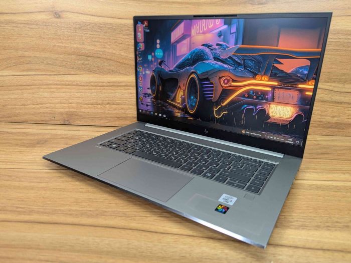 Мобільна робоча станція HP zBook Studio G7 / 15,6" (1920x1080) IPS / Intel Core i9-10885H (8 (16) ядер по 2.4 - 5.3 GHz) / 32 GB DDR4 / 512 GB SSD / nVidia Quadro RTX 3000, 6 GB GDDR6, 192-bit / Fingerprint / WebCam / Windows 10 б/в - зображення 5
