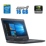 Робоча станція Dell Precision 7520 / 15.6" TN / Core i7-6820HQ (4(8) ядра по 2.7-3.6 GHz) / 16GB DDR4 / 256GB SSD / Quadro M2200, 4GB GDDR5, 128-bit / WebCam б/в