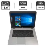 Ноутбук HP EliteBook 850 G1 / 15.6" (1366x768) TN / Intel Core i5-4210U (2 (4) ядра по 2.4 - 2.7 GHz) / 8 GB DDR3 / 256 GB SSD / Intel HD Graphic 4400 / WebCam б/в