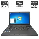 Ноутбук Toshiba Satellite Pro C660 / 15.6" (1366x768) TN / Intel Core i3-380M (2 (4) ядра по 2.53 GHz) / 6 GB DDR3 / 320 GB HDD / Intel HD Graphics 1000 / WebCam / DVD-ROM б/в