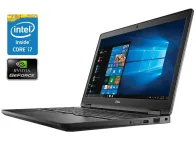 Ноутбук Dell Latitude 5591 / 15.6" (1920x1080) IPS / Intel Core i7-8850H (6 (12) ядер по 2.6 - 4.3 GHz) / 16 GB DDR4 / 512 GB SSD NVMe / nVidia GeForce MX130, 2 GB DDR5, 64-bit / WebCam / Win 11 Pro б/в