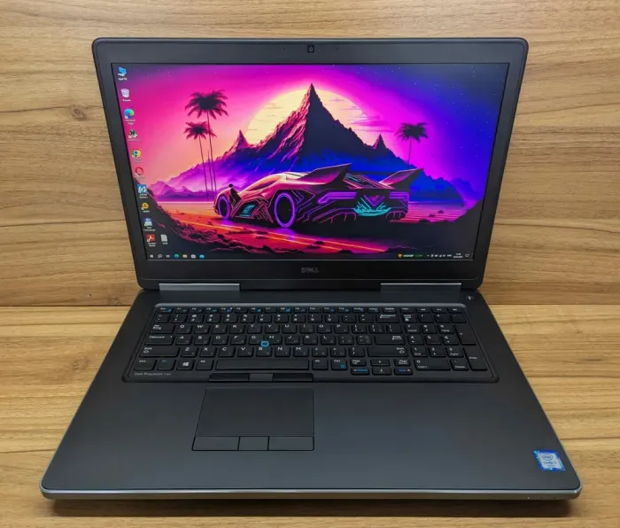 Мобільна робоча станція Б-клас Dell Precision 7710 / 17.3" (1920x1080) IPS / Intel Xeon E3-1535M v5 (4 (8) ядра по 2.9 - 3.8 GHz) / 32 GB DDR4 / 512 GB SSD / nVidia Quadro M5000M, 8 GB GDDR5, 256-bit / WebCam / Windows 10 б/в - зображення 2