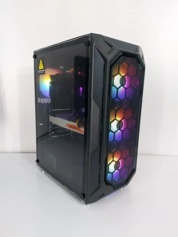 Ігровий ПК 1stPlayer X6 Fire Base Tower / Intel Xeon E3-1270 v6 (аналог Intel Core i7-6700) (4 (8) ядра по 3.8 - 4.2 GHz) / 16 GB DDR4 / 128 GB SSD M.2 + 512 GB SSD / nVidia GeForce GTX 1080 Ti, 11 GB GDDR5X, 352-bit / 600W б/в - зображення 2