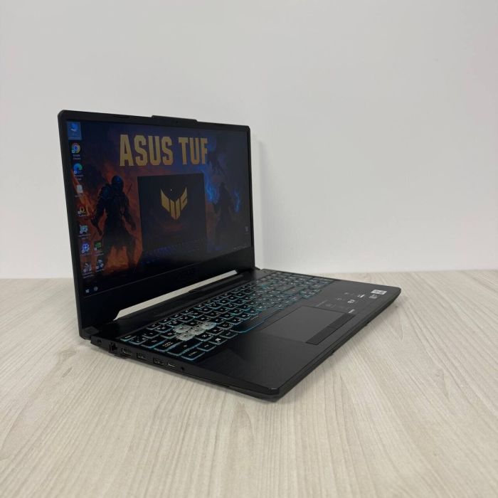 Ігровий ноутбук Asus TUF Gaming F15 FX506LI / 15.6" (1920x1080) IPS / Intel Core i5-10300H (4 (8) ядра по 2.5 - 4.5 GHz) / 16 GB DDR4 / 256 GB SSD NVMe / nVidia GeForce GTX 1650 Ti, 4 GB GDDR6, 128-bit / WebCam б/в - зображення 4