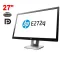 Монітор HP EliteDisplay E272Q / 27" (2560x1440) IPS / 1x HDMI, 1x DP, 1x VGA, 3x USB 2.0 / VESA 100x100 / Pivot б/в